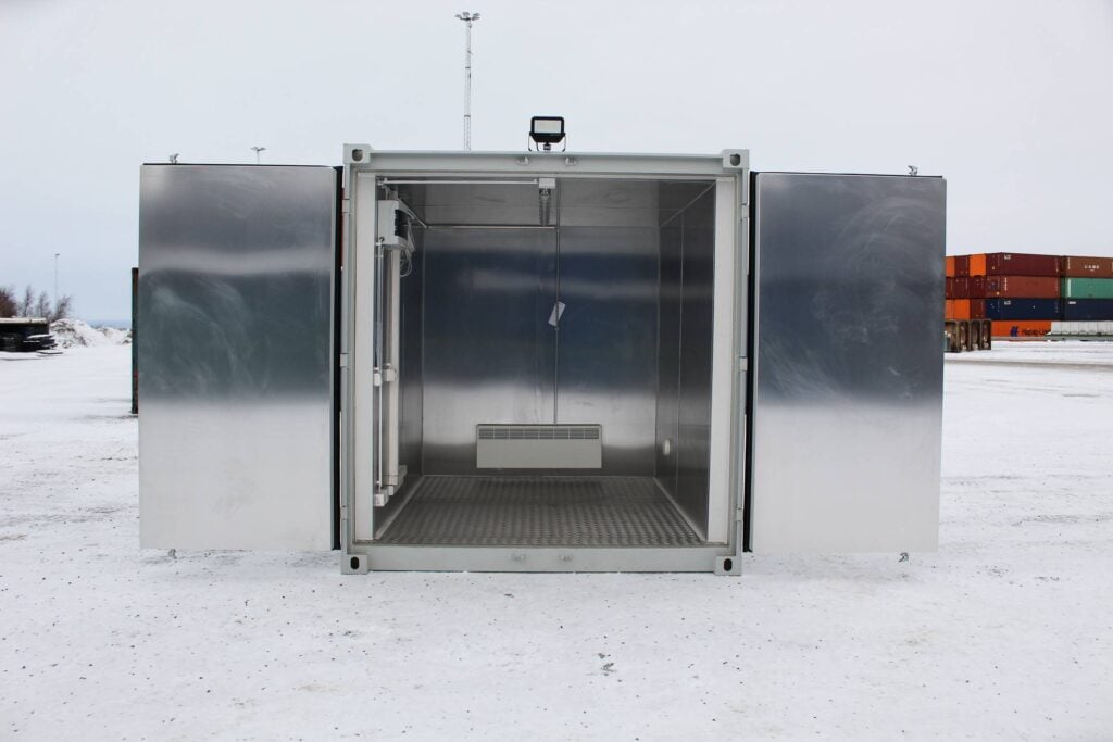 10′ Fire-rated storage container