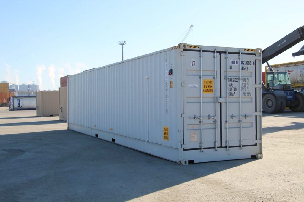 Temperature-controlled 40ft storage container